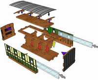 LNW401 4 Compartment Third exploded diagram